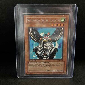 Winged Sage Falcos - PGD-072 - Rare - 1st Edition  Pharaonic Guardian Yu-Gi-Oh T